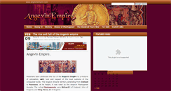 Desktop Screenshot of angevinempire.com
